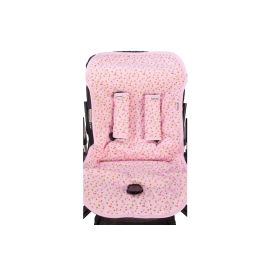 Хлопковый матрасик в коляску Mammie — розовый